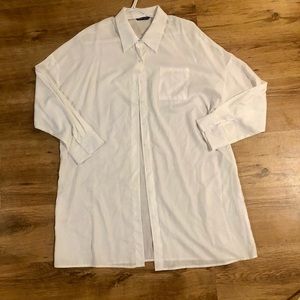 Over sized white shirt